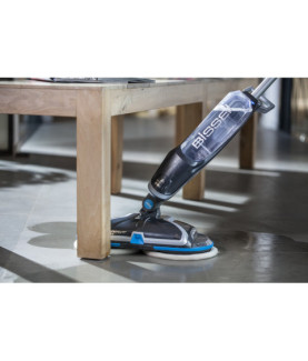 Mop | SpinWave | Cordless operating | Washing function | Operating time (max) 20 min | Lithium Ion | 18 V | Blue/Titanium