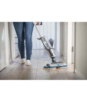 Mop | SpinWave | Cordless operating | Washing function | Operating time (max) 20 min | Lithium Ion | 18 V | Blue/Titanium