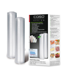 Caso | Foil rolls | 01223 | 2 units | Dimensions (W x L) 28 x 600 cm | Ribbed