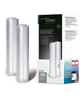 Caso | Vacuum Rolls | 01248 | 2 pcs | Dimensions (W x L) 30 x 600 cm | Transparent