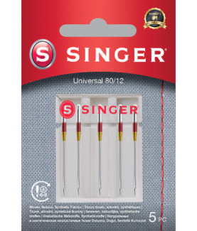 Singer | Universal Needle 80/12 5PK for Woven Fabrics