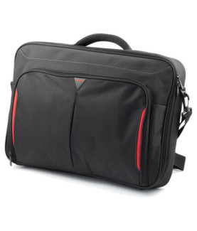 Targus | CN418EU | Clamshell Laptop Bag | Briefcase | Black/Red | 17-18 " | Shoulder strap