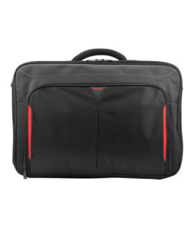 Targus | CN418EU | Clamshell Laptop Bag | Briefcase | Black/Red | 17-18 " | Shoulder strap