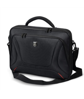 PORT DESIGNS | Courchevel | Fits up to size 15.6 " | Messenger - Briefcase | Black | Shoulder strap