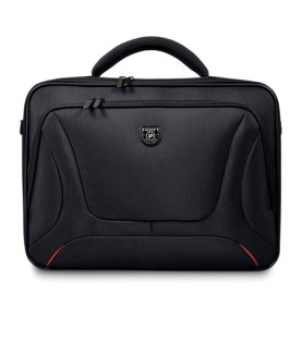 PORT DESIGNS | Courchevel | Fits up to size 15.6 " | Messenger - Briefcase | Black | Shoulder strap