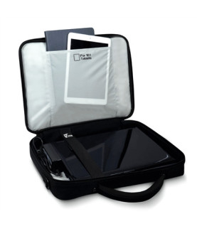 PORT DESIGNS | Courchevel | Fits up to size 15.6 " | Messenger - Briefcase | Black | Shoulder strap