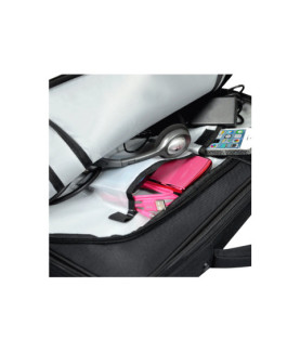 PORT DESIGNS | Courchevel | Fits up to size 15.6 " | Messenger - Briefcase | Black | Shoulder strap