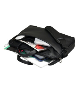 PORT DESIGNS | Zurich | Fits up to size 15.6 " | Messenger - Briefcase | Black | Shoulder strap