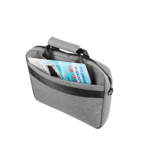 Natec Laptop Bag, Mustela, 15.6", Grey | Natec | Mustela | Fits up to size 15.6 " | Toploading laptop case | Grey | Shoulder st