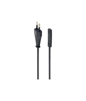 Cablexpert | Power cord (C7), VDE approved | Black Power plug type C