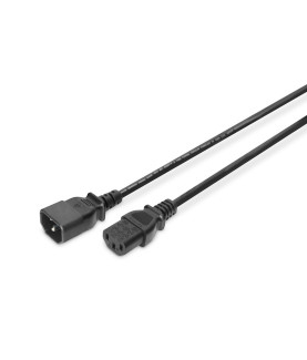 Digitus | Power Cord extension cable C13 - C14, | AK-440201-018-S | Black