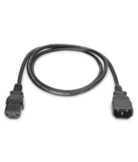 Digitus | Power Cord extension cable C13 - C14, | AK-440201-018-S | Black