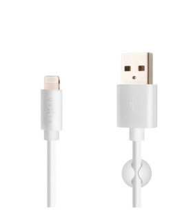 Fixed | Data And Charging Cable With USB/lightning Connectors | White