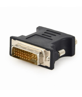 Gembird Adapter DVI-A male to VGA 15-pin HD (3 rows) female, black | Gembird