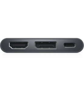 Dell | Adapter | USB-C to HDMI/DP with Power Pass-Through | Black | USB-C Male | HDMI Female USB Female USB-C (power only) Fema