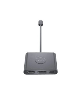 Dell | Adapter | USB-C to HDMI/DP with Power Pass-Through | Black | USB-C Male | HDMI Female USB Female USB-C (power only) Fema