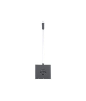 Dell | Adapter | USB-C to HDMI/DP with Power Pass-Through | Black | USB-C Male | HDMI Female USB Female USB-C (power only) Fema