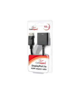 Cablexpert DisplayPort to HDMI adapter cable, Black | Cablexpert