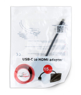 Cablexpert USB-C to HDMI adapter, Black | Cablexpert