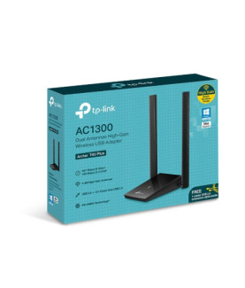 TP-LINK | Archer | T4U Plus | 2 External | 2.4GHz/5GHz | 400+867 Mbit/s