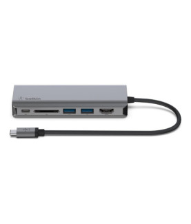 Belkin | USB-C 6-in-1 Multiport Adapter | AVC008btSGY