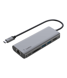 Belkin | USB-C 6-in-1 Multiport Adapter | AVC008btSGY