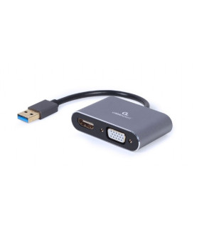 Cablexpert | USB display adapter | A-USB3-HDMIVGA-01 | USB 3.0 Type-A | 0.15 m