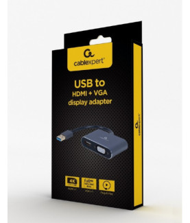 Cablexpert | USB display adapter | A-USB3-HDMIVGA-01 | USB 3.0 Type-A | 0.15 m