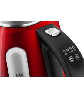 ETA | Kettle | Ela Digi ETA959890010 | Electric | 2200 W | 1.7 L | Stainless steel | 360 rotational base | Red