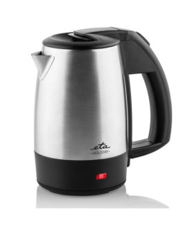 ETA | Kettle | ETA618890010 Holiday | Electric | 1000 W | 0.5 L | Stainless steel | Black/Stainless steel