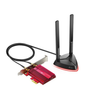 TP-LINK | TX3000E | AX3000 Wi-Fi 6 Bluetooth 5.0 PCIe Adapter | 2.4GHz/5GHz | Antenna type 2xHigh-Gain External Antennas | 574+