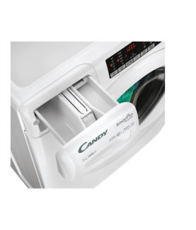 Candy | Washing Machine | CO4 274TWM6/1-S | Energy efficiency class A | Front loading | Washing capacity 7 kg | 1200 RPM | Dept