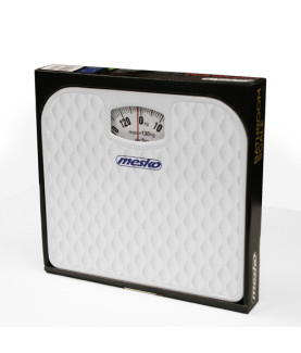 Mesko | Scale | MS 8160 | Mechanical | Maximum weight (capacity) 130 kg | Accuracy 1000 g | White