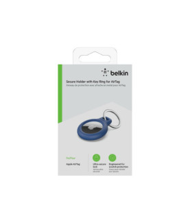 Belkin | Secure Holder with Key Ring for AirTag | Blue