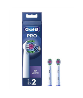 Oral-B | Replaceable Toothbrush Heads | PRO 3D White refill | Heads | Does not apply | Number of brush heads included 2