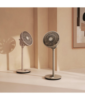 Duux | Fan | Whisper Flex Smart | Stand Fan | Greige | Diameter 34 cm | Number of speeds 26 | Oscillation | Yes