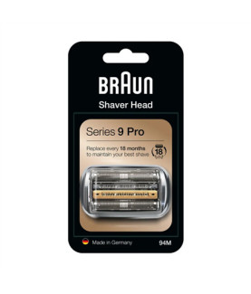 Braun | Replacement Head | Cassette 94M | Silver