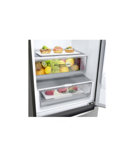 LG | Refrigerator | GBB72PZEMN | Energy efficiency class E | Free standing | Combi | Height 203 cm | No Frost system | Fridge n