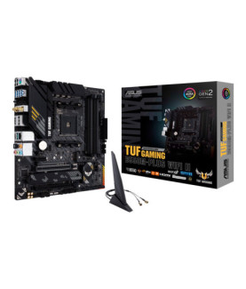 Asus | TUF GAMING B550M-PLUS WIFI II | Processor family AMD | Processor socket AM4 | DDR4 | Memory slots 4 | Chipset B550 | mic