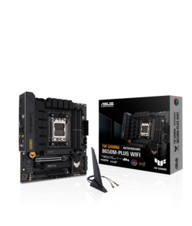 Asus | TUF GAMING B650M-PLUS WIFI | Processor family AMD | Processor socket AM5 | DDR5 DIMM | Memory slots 4 | Supported hard d