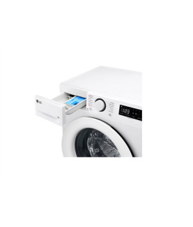 LG | Washing machine | F2WR508SWW | Energy efficiency class A-10% | Front loading | Washing capacity 8 kg | 1200 RPM | Depth 47