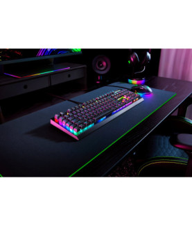 Razer | BlackWidow V4 X | RGB | Gaming keyboard | Wired | RU | Black | Yellow Switch