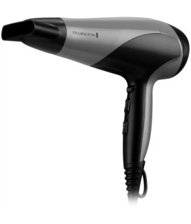 Remington Hair Dryer | D3190S | 2200 W | Number of temperature settings 3 | Ionic function | Diffuser nozzle | Grey/Black