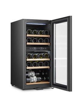 Adler | Wine Cooler | AD 8080 | Energy efficiency class G | Free standing | Bottles capacity 24 | Cooling type Compressor | Bla