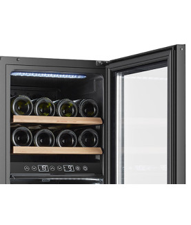 Adler | Wine Cooler | AD 8080 | Energy efficiency class G | Free standing | Bottles capacity 24 | Cooling type Compressor | Bla