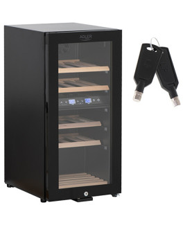 Adler | Wine Cooler | AD 8080 | Energy efficiency class G | Free standing | Bottles capacity 24 | Cooling type Compressor | Bla