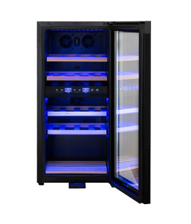 Adler | Wine Cooler | AD 8080 | Energy efficiency class G | Free standing | Bottles capacity 24 | Cooling type Compressor | Bla