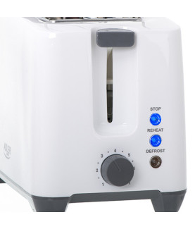 Adler | Toaster | AD 3216 | Power 750 W | Number of slots 2 | Housing material Plastic | White