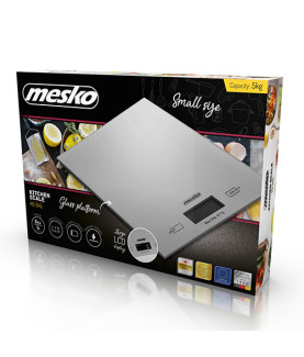 Mesko | Kitchen Scales | MS 3145 | Maximum weight (capacity) 5 kg | Graduation 1 g | Display type LCD | Silver