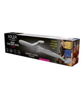 Adler | Hair Curler | AD 2106 | Ceramic heating system | Temperature (max) 180 C | 40 W | White